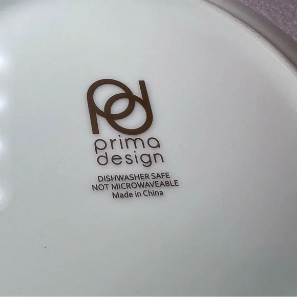 Prima Design Off White & Gold “Dream Big” Small Plate - Picture 4 of 4
